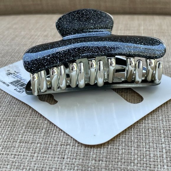 L.Erickson Women Hair Clip Black Jaw Clip Hair Accessory New with defect - Picture 9 of 10